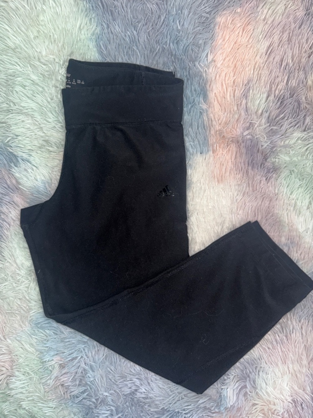 adidas Black womens ' Leggings - capri Cropped Active